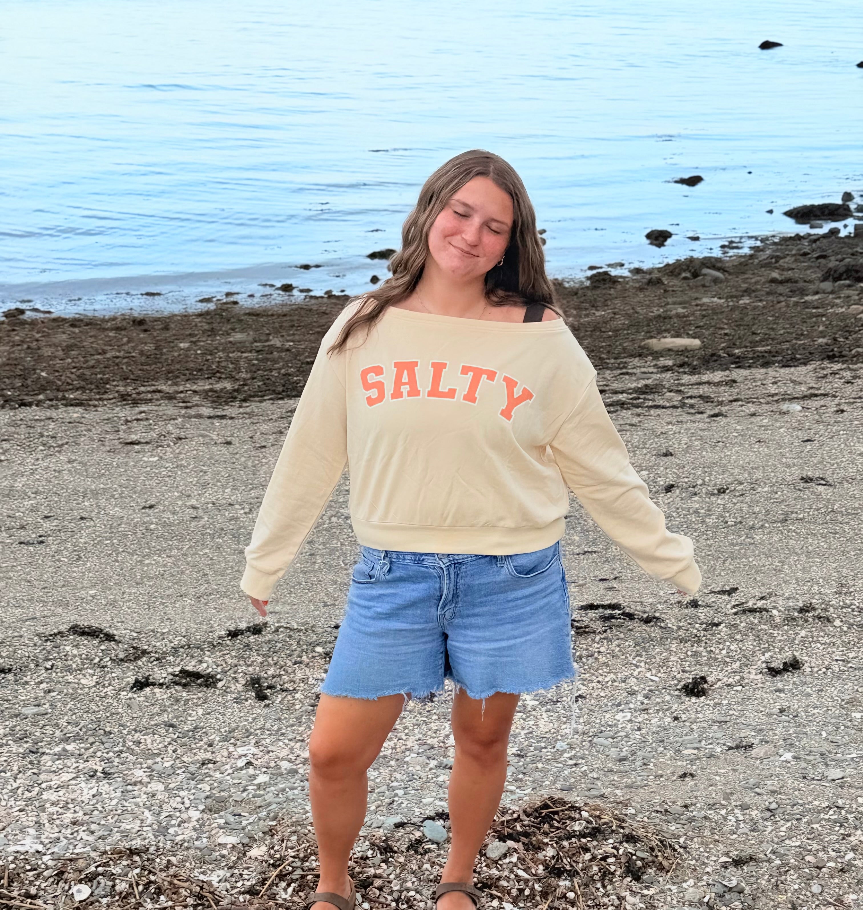Salty Baby-Crew Sweatshirt