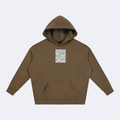 Brown hoodie with a "Stay Salty" logo on a white background