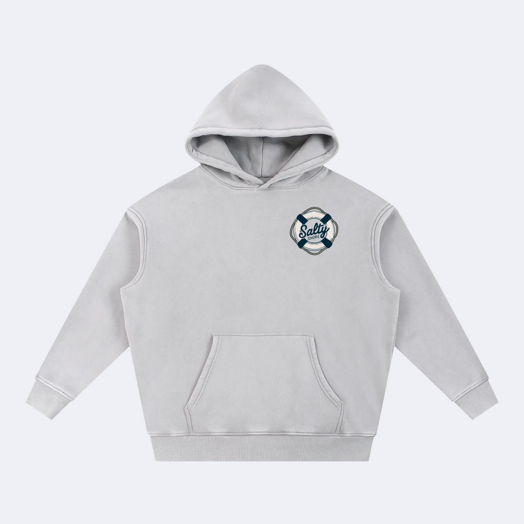 Postcard Oversized Fleece Hoodie