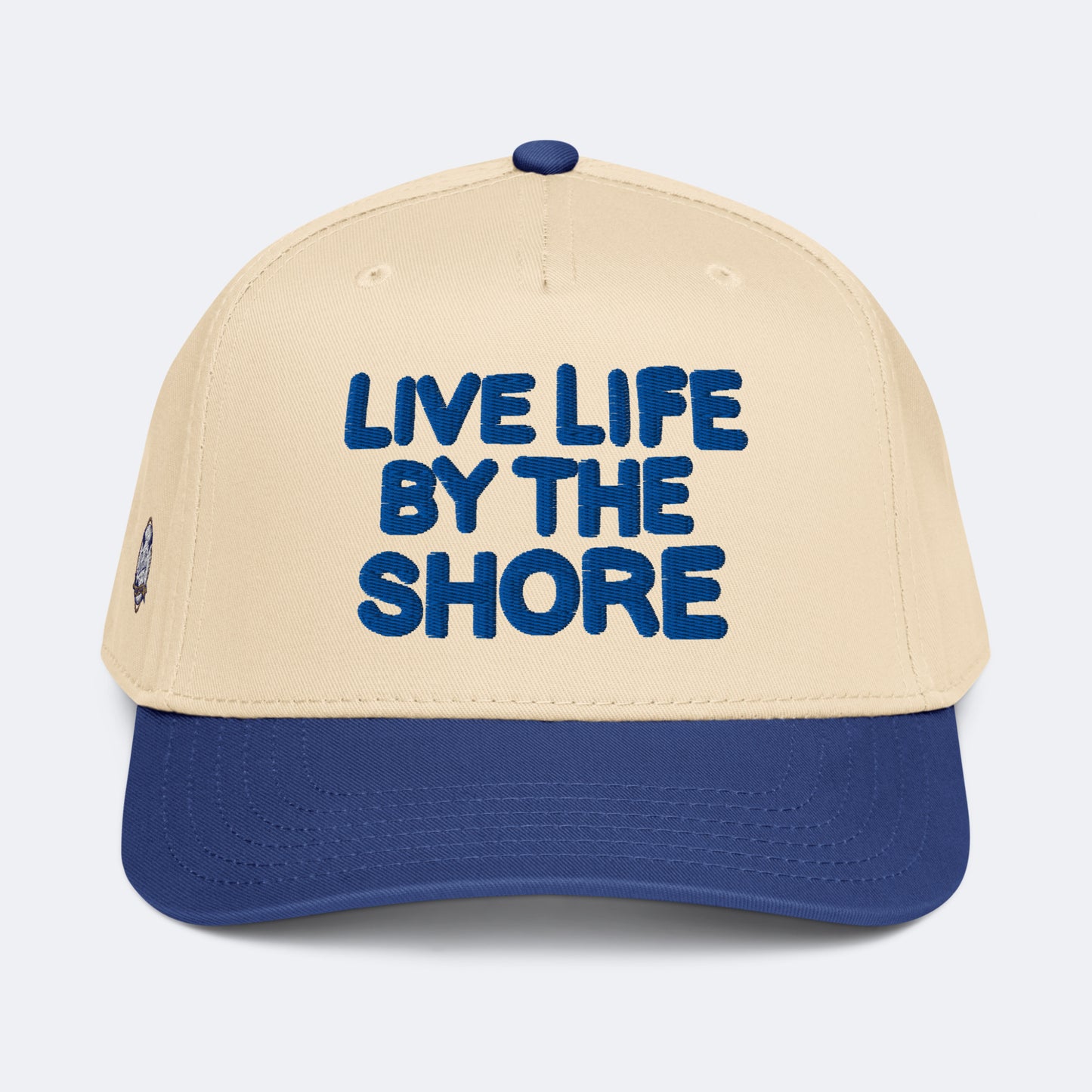 Live Life By The Shore Hat - Blue
