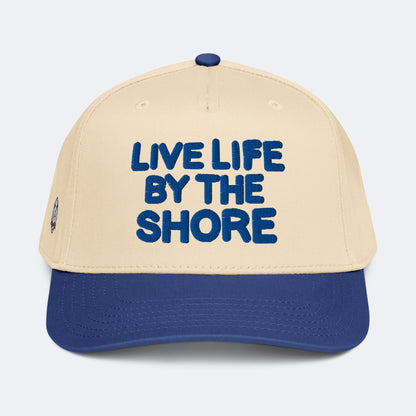 Live Life By The Shore Hat - Blue