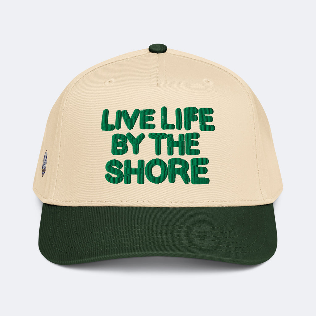 Live Life By The Shore Hat - Green