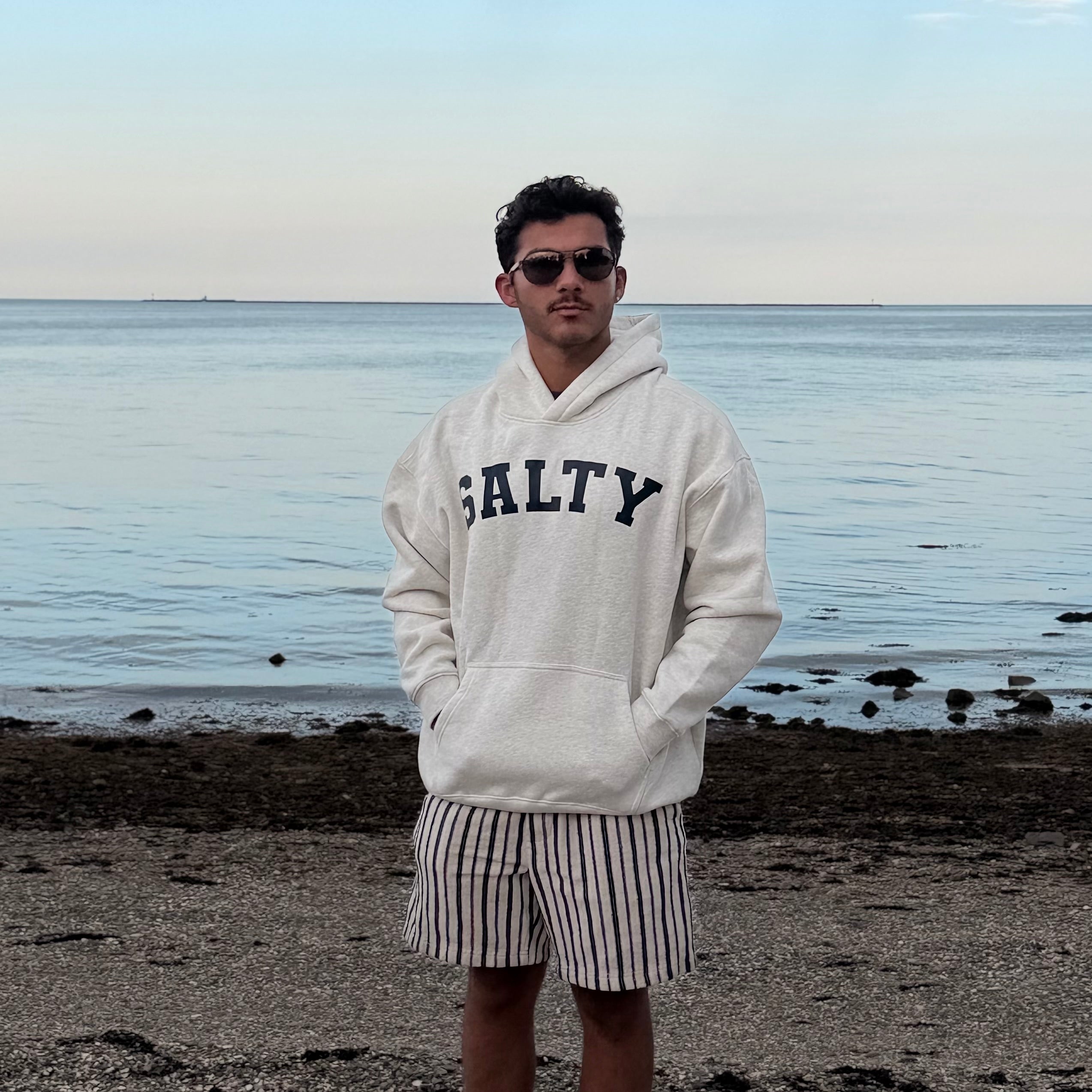 Salty Oversized Fleece Hoodie