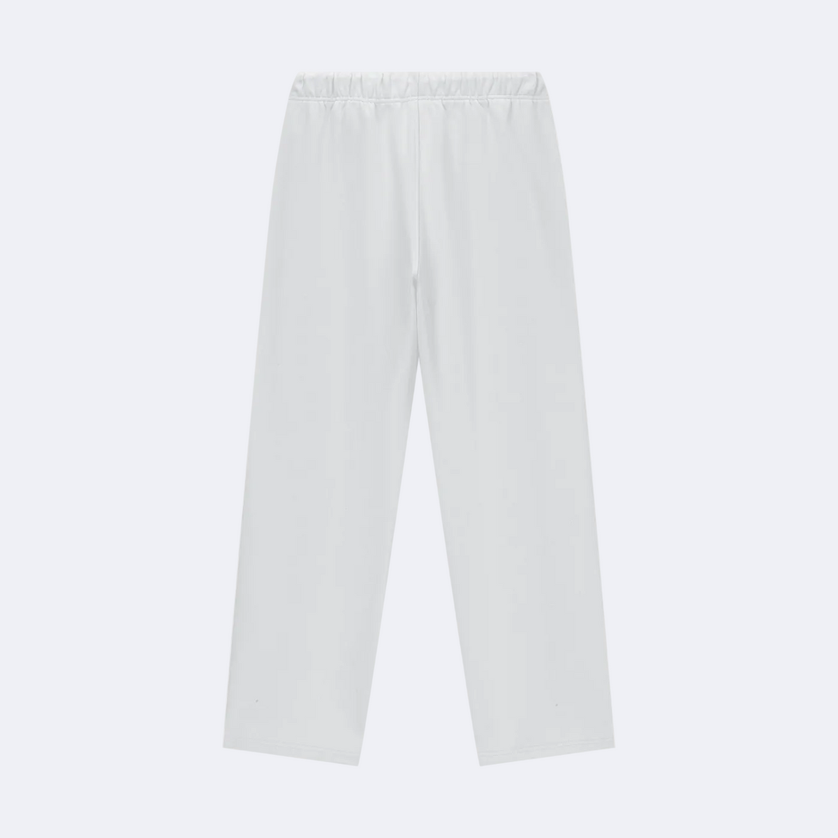 White pants on a white background