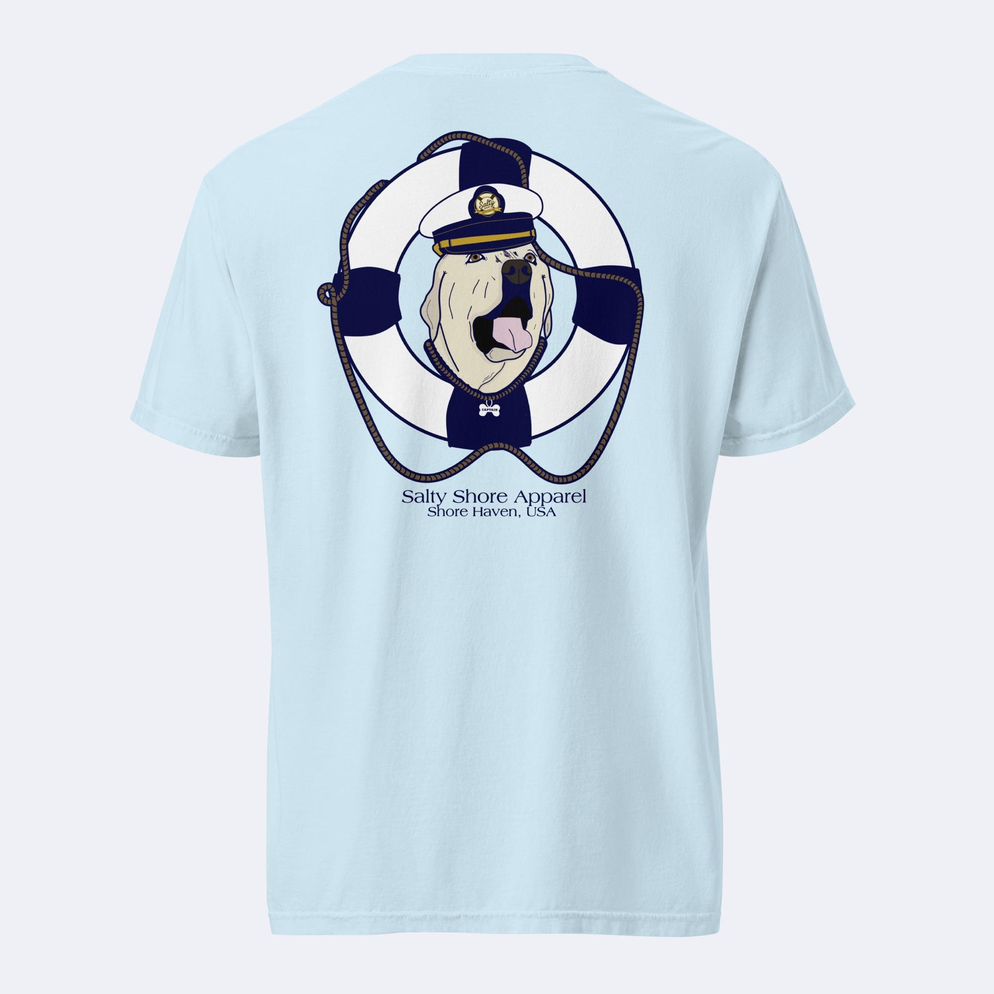 Salty Shore Apparel Captain Dog Tee Captain Dog Tee