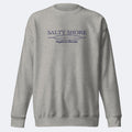 Salty Shore Apparel Comfort in Paradise Embroidered Sweatshirt Comfort in Paradise Embroidered Sweatshirt