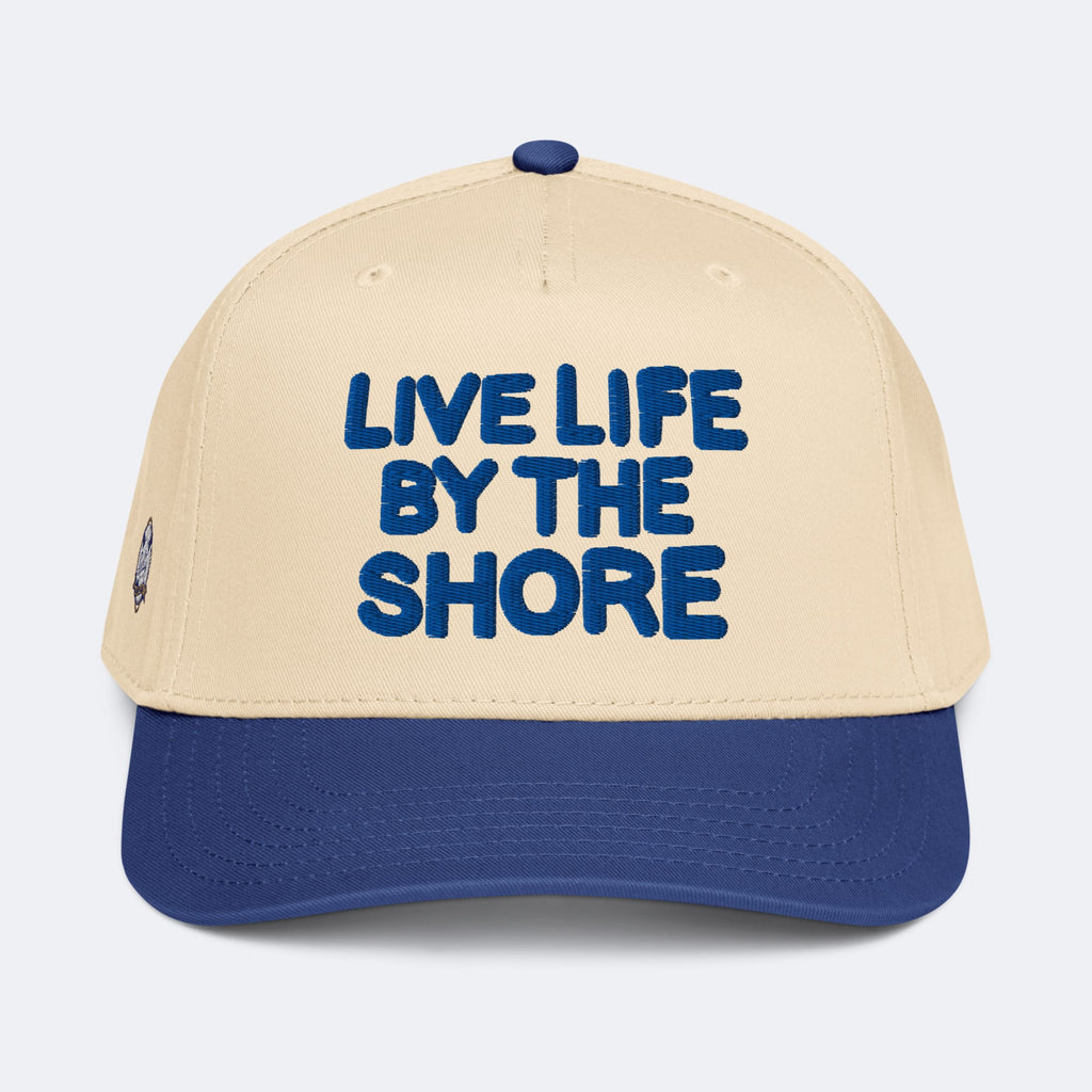 Salty Shore Apparel Live Life By The Shore Hat - Blue Live Life By The Shore Hat - Blue