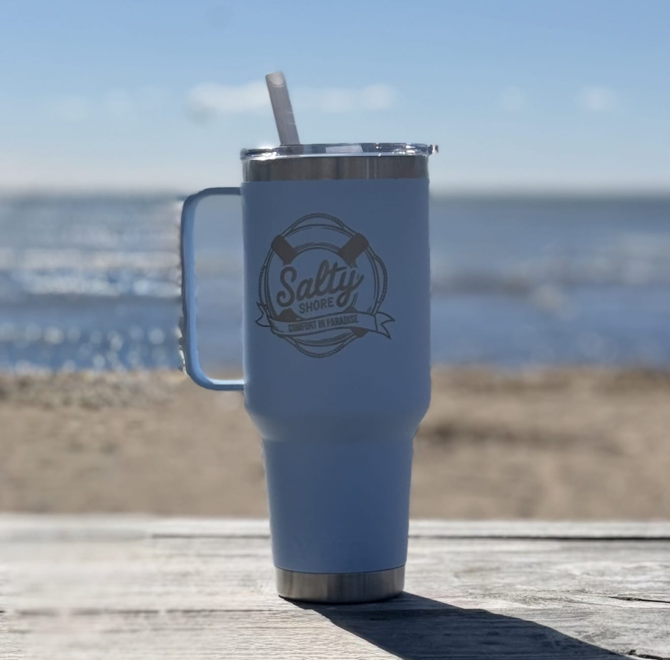 Salty Shore Apparel LLC Blue 42oz Salty Shore Yeti Blue 42oz Salty Shore Yeti