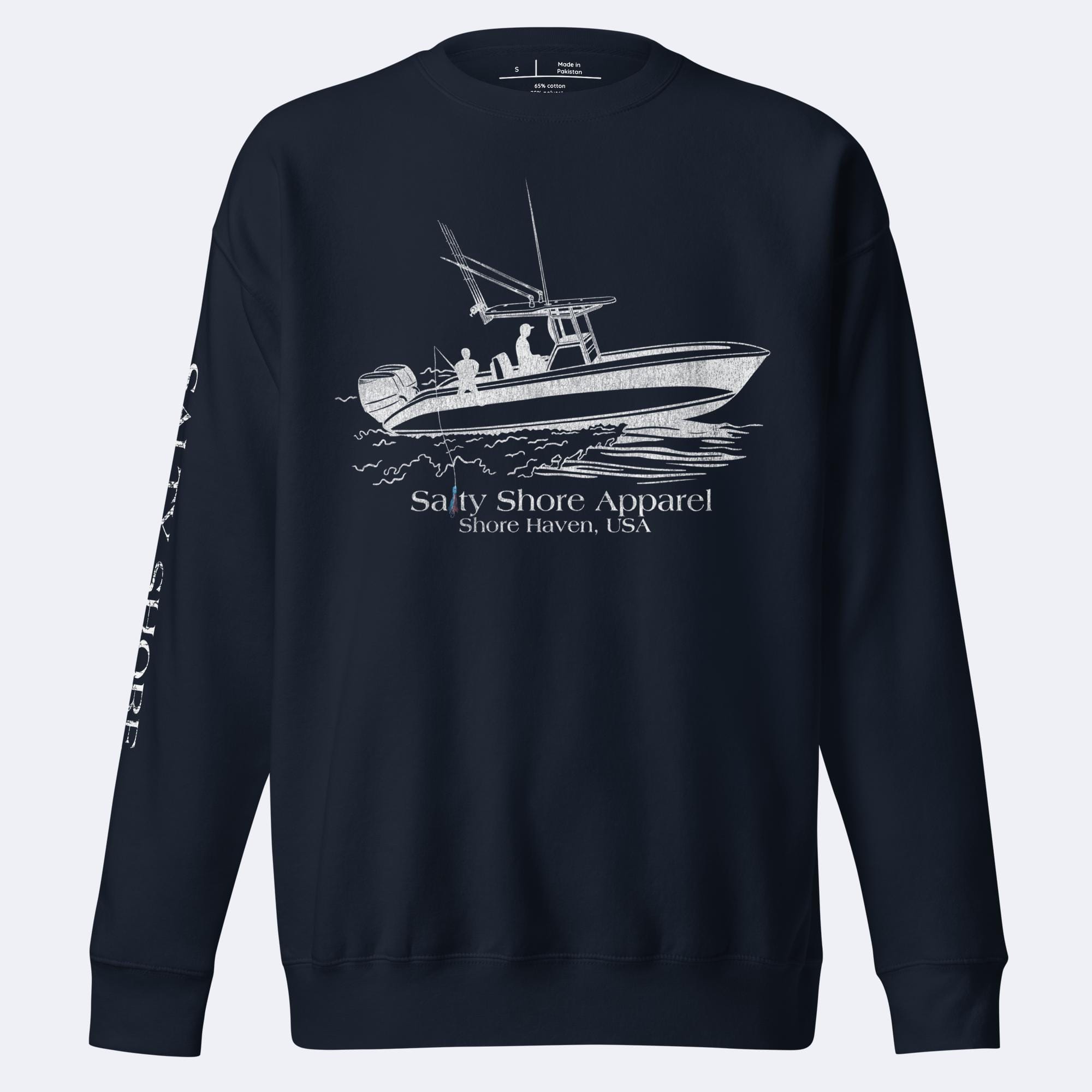 Salty Shore Apparel LLC Fishing Sweatshirt Fishing Sweatshirt