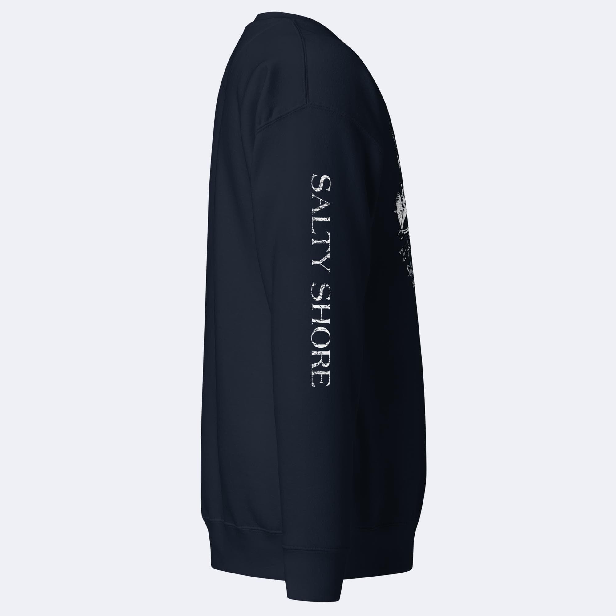 Salty Shore Apparel LLC Fishing Sweatshirt Fishing Sweatshirt