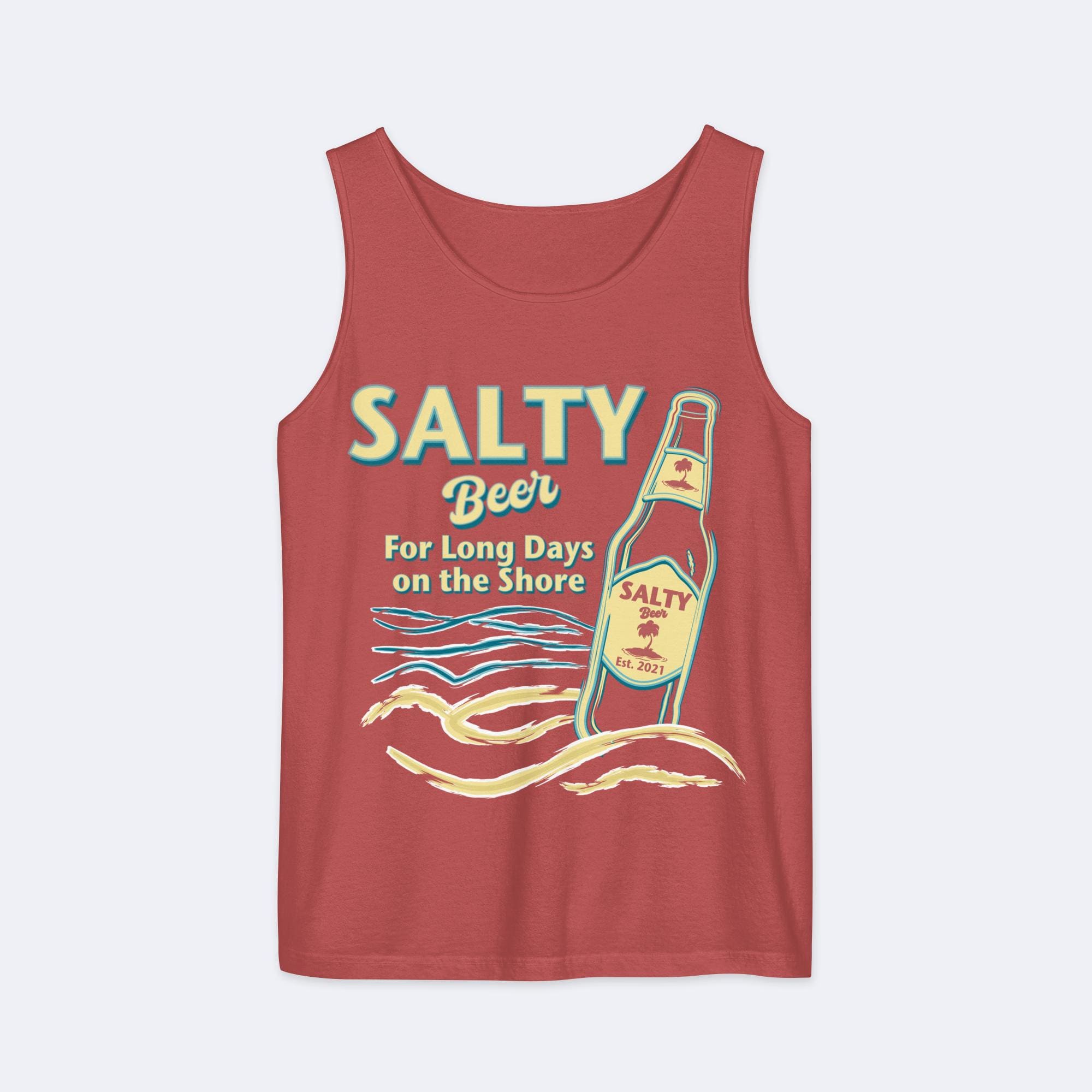 Salty Shore Apparel LLC Salty Beer Tank Top Salty Beer Tank Top
