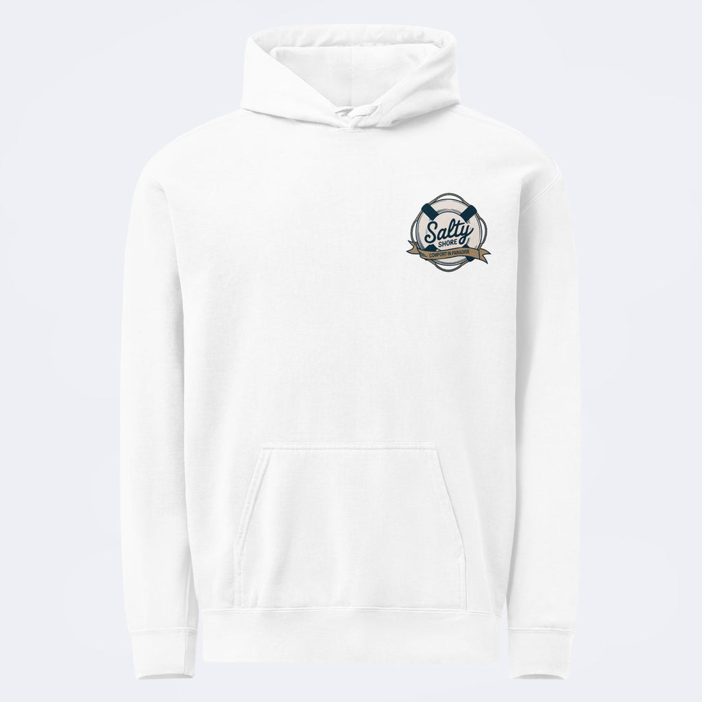 Salty Shore Apparel LLC Weathered Tiki Bar Hoodie Weathered Tiki Bar Hoodie