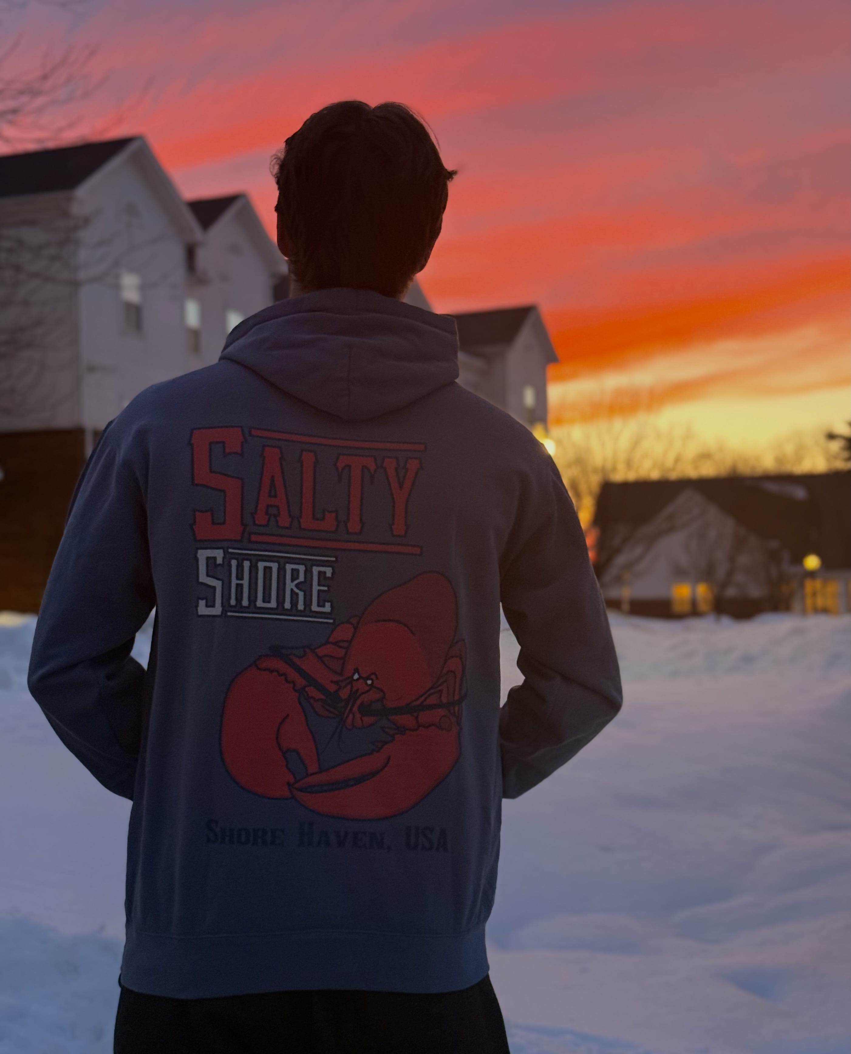 Salty Shore Apparel Lobster Hoodie Lobster Hoodie