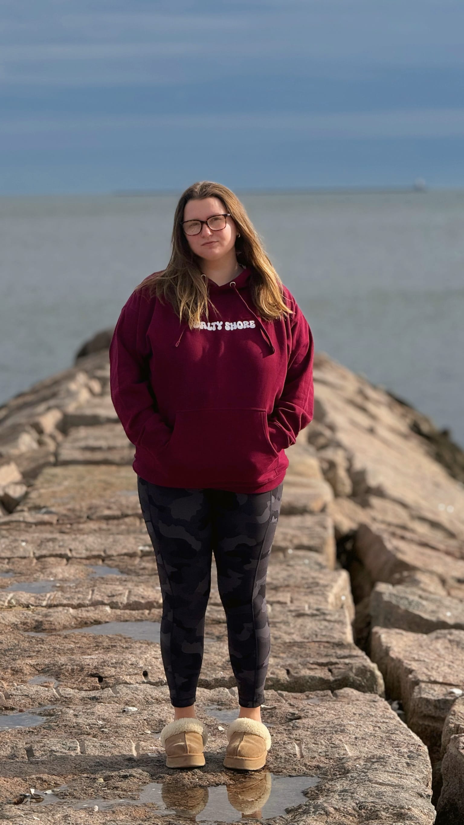 Salty Shore Apparel Love Our Oceans Heavyweight Hoodie Love Our Oceans Heavyweight Hoodie