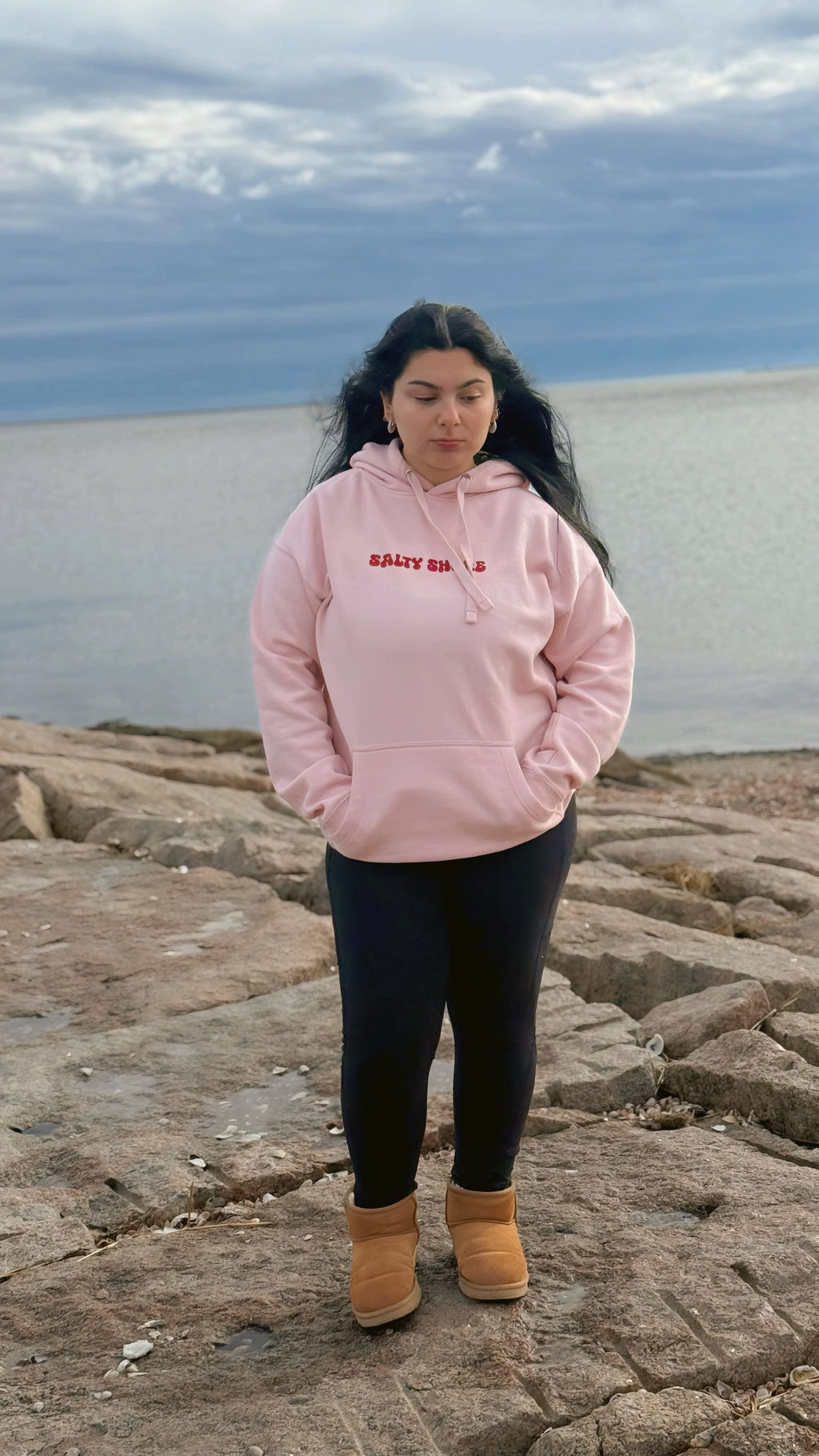 Salty Shore Apparel Love Our Oceans Heavyweight Hoodie Love Our Oceans Heavyweight Hoodie