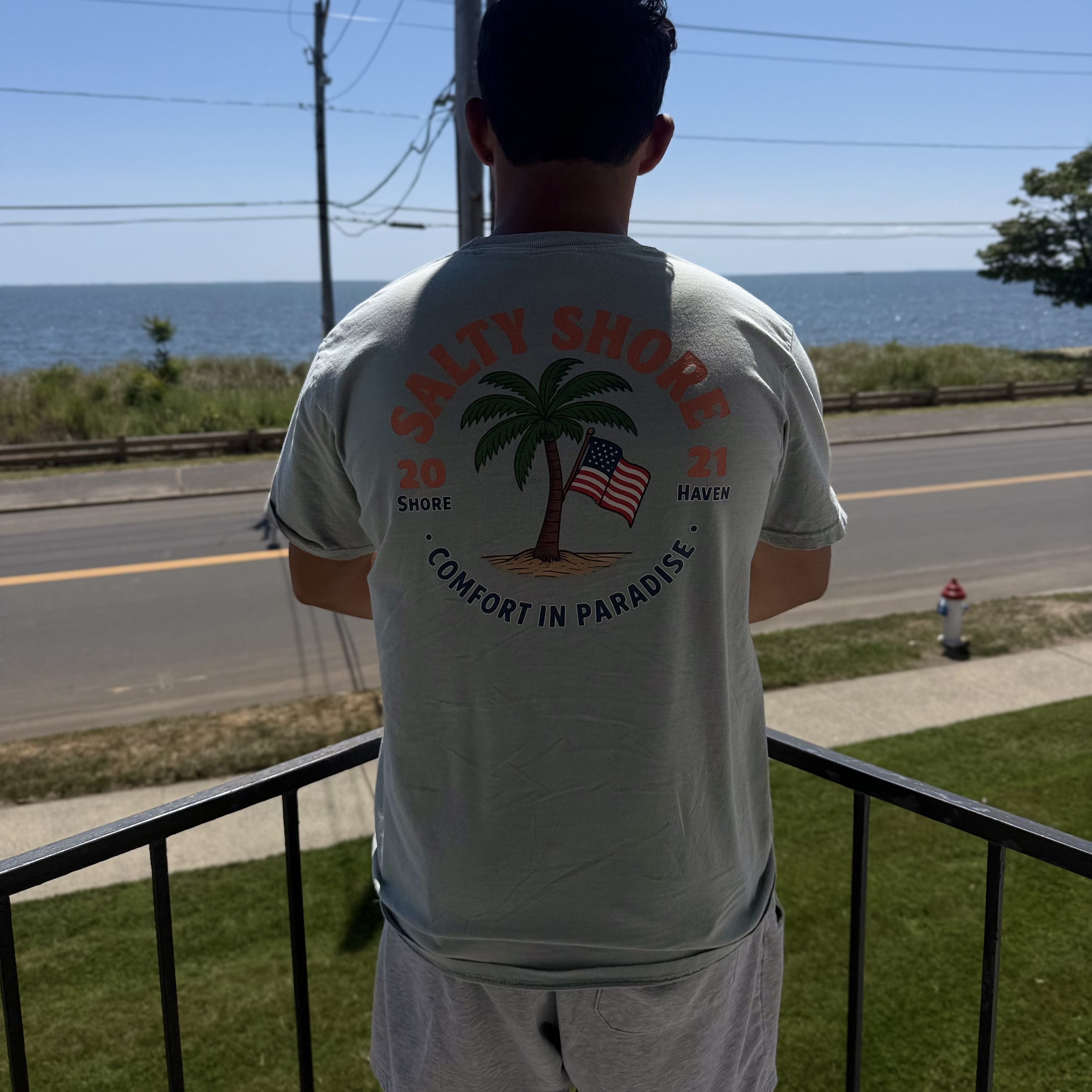 Salty Shore Apparel Palm Paradise Tee Palm Paradise Tee