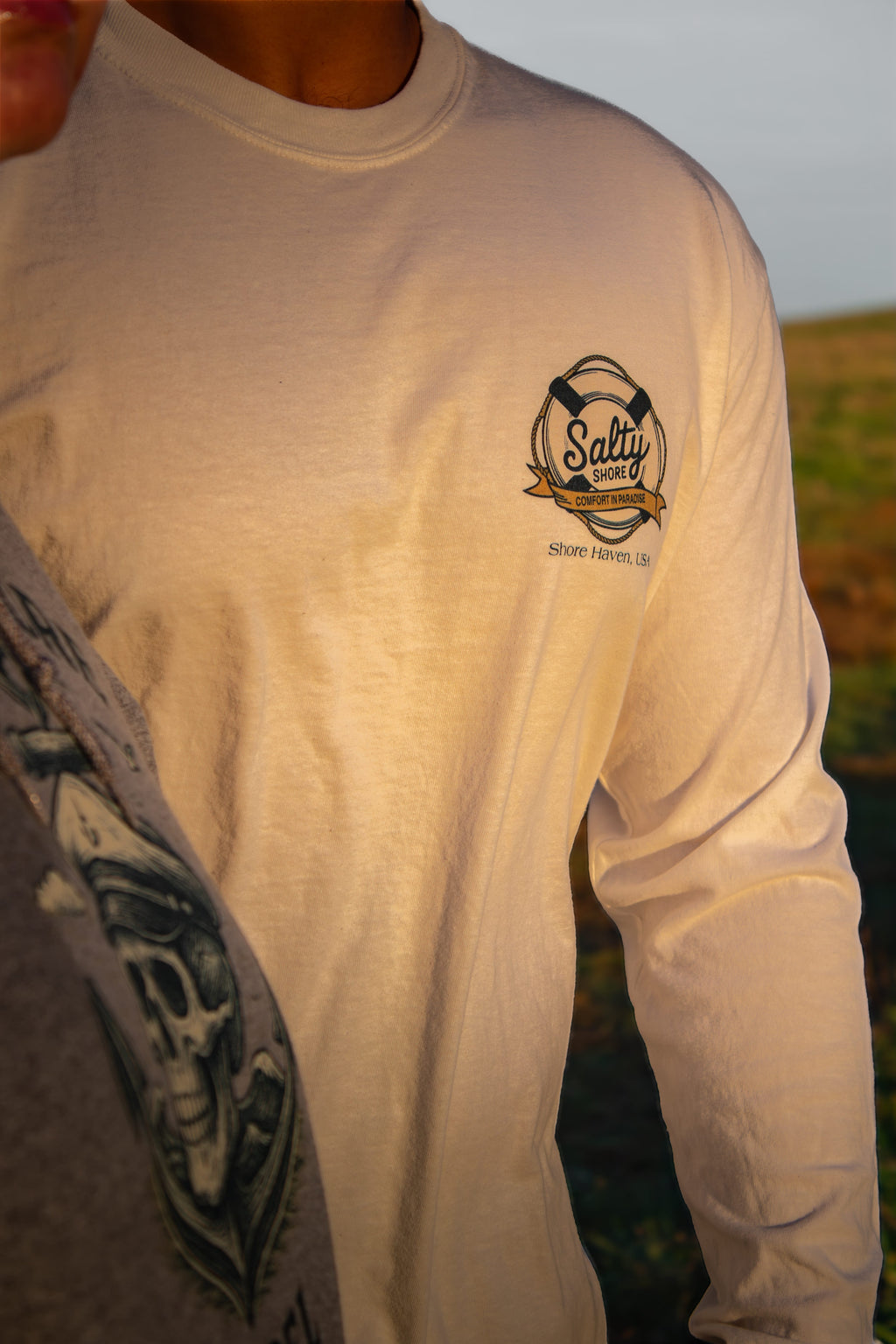 Salty Shore Apparel Pumpkin Long Sleeve Pumpkin Long Sleeve