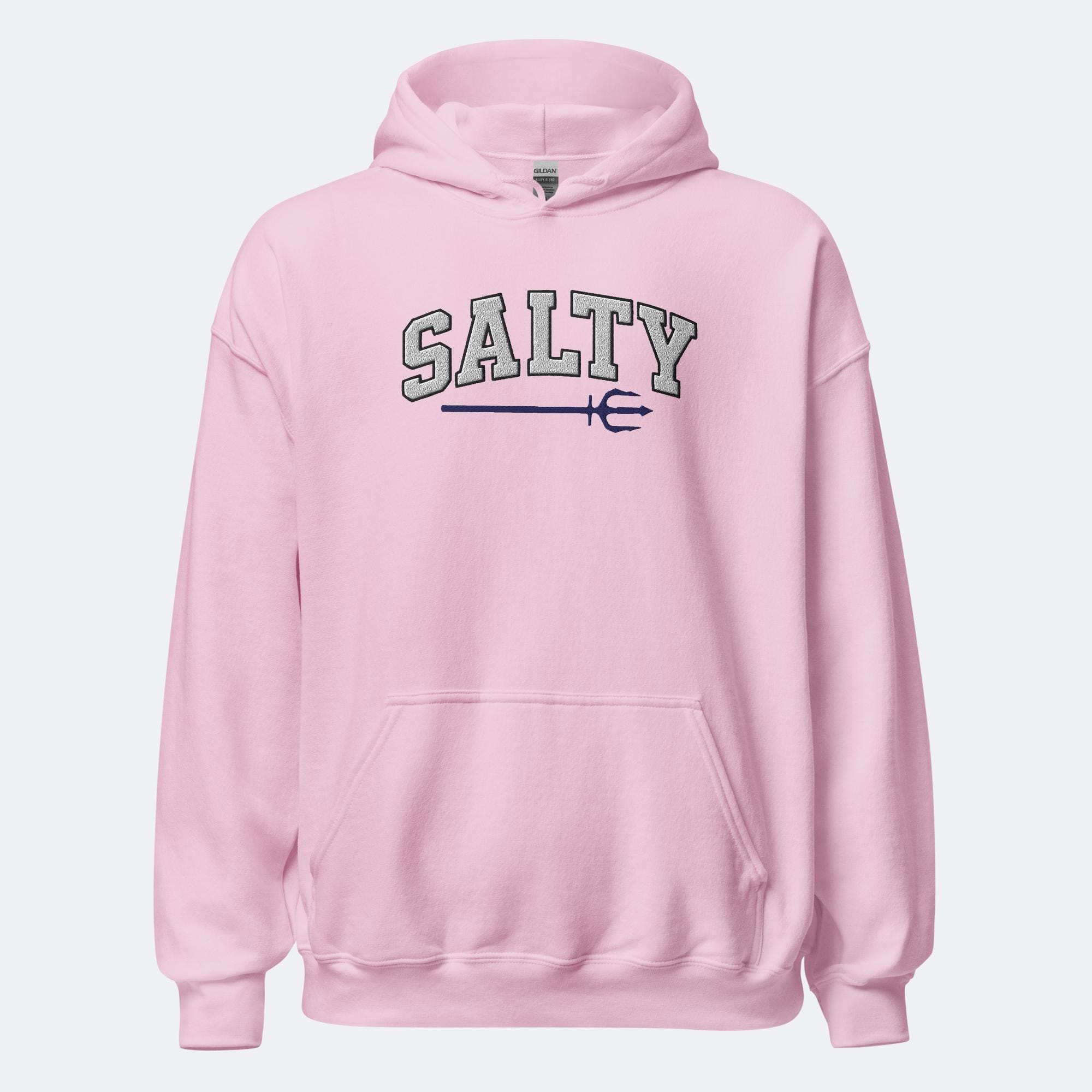 Salty Shore Apparel Trident Embroidered Hoodie Trident Embroidered Hoodie