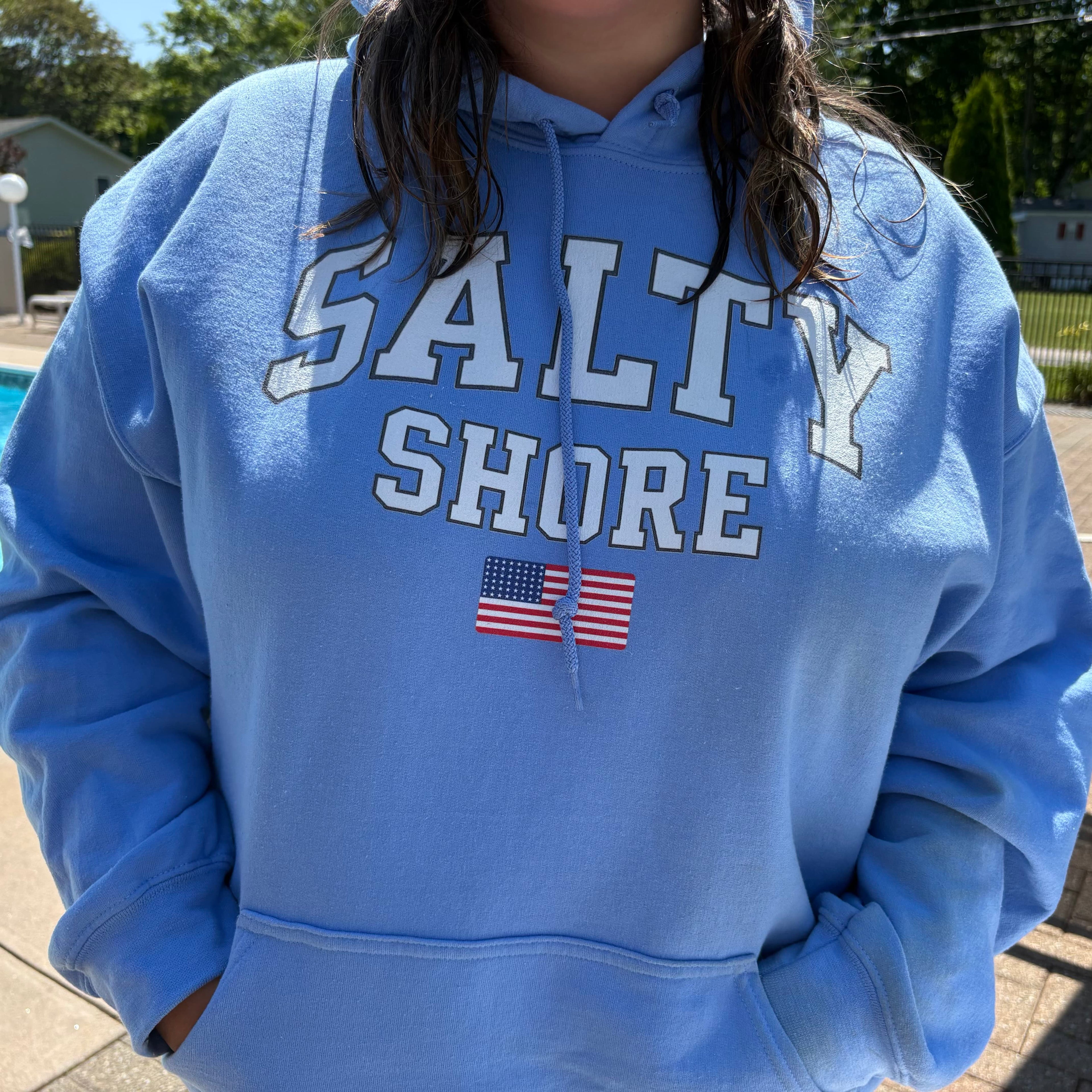 Salty Shore Apparel USA Hoodie USA Hoodie