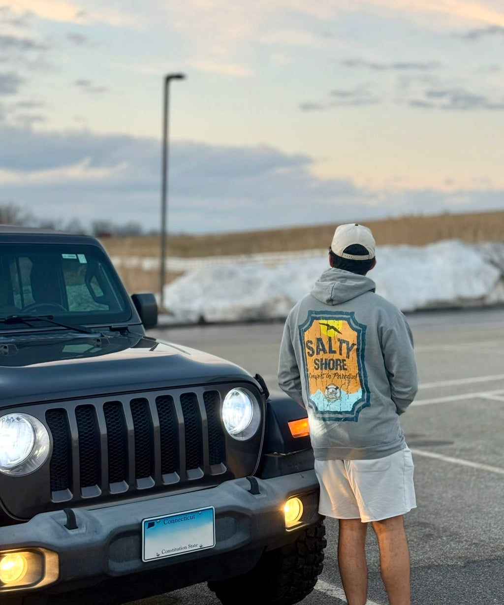 Salty Shore Apparel Vintage Hoodie Vintage Hoodie