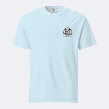 Beach Bum Tee - back nautical print - coastal t-shirt